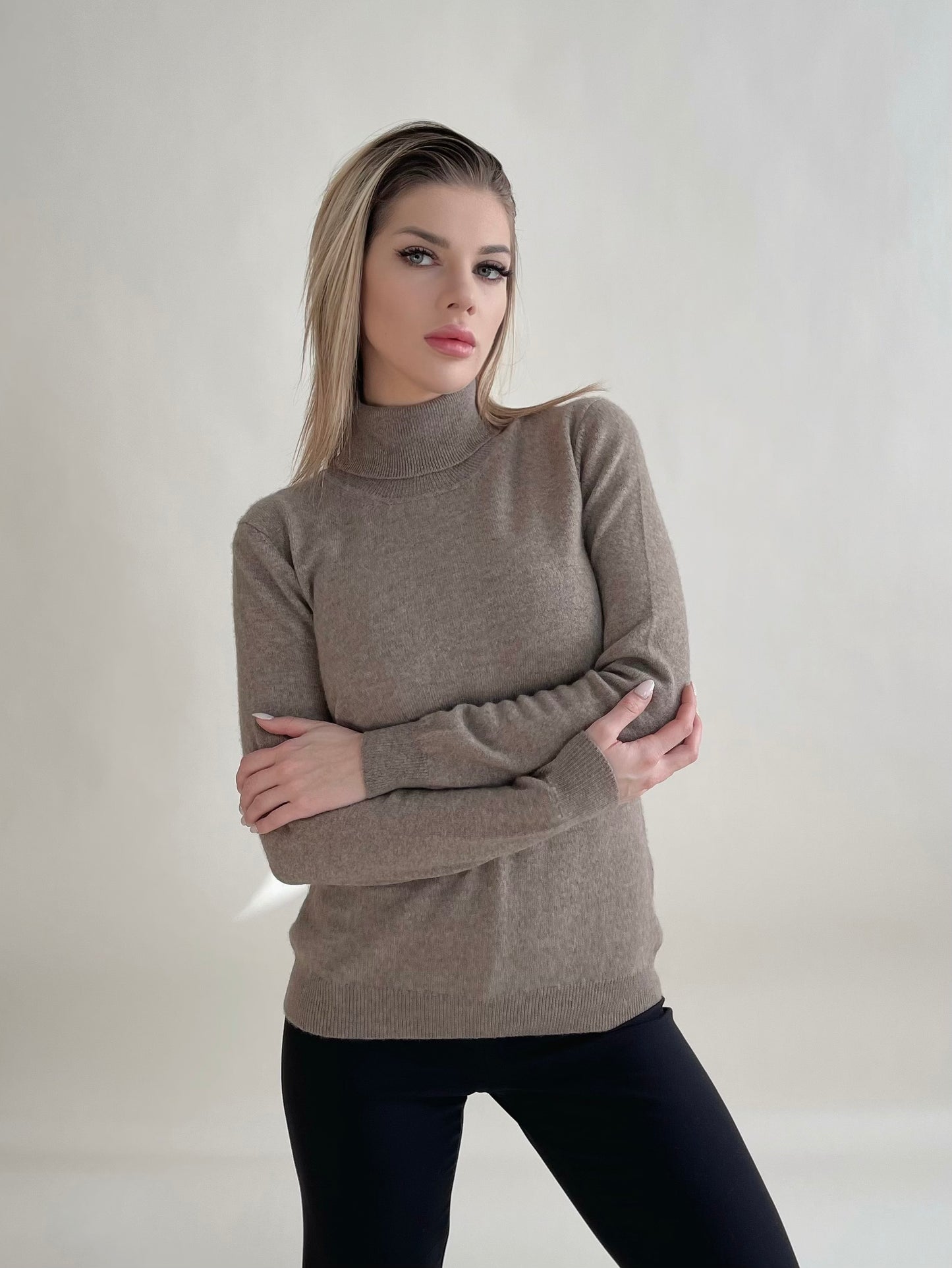 Essential Women Turtle Neck Sweater