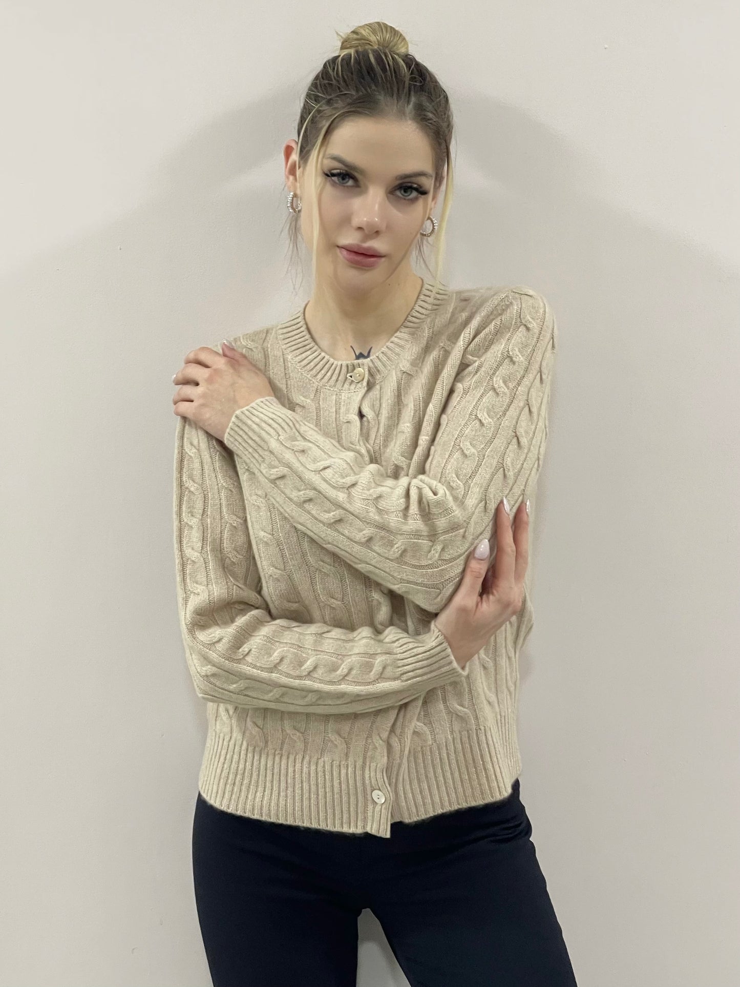 Cable Knit Cardigan