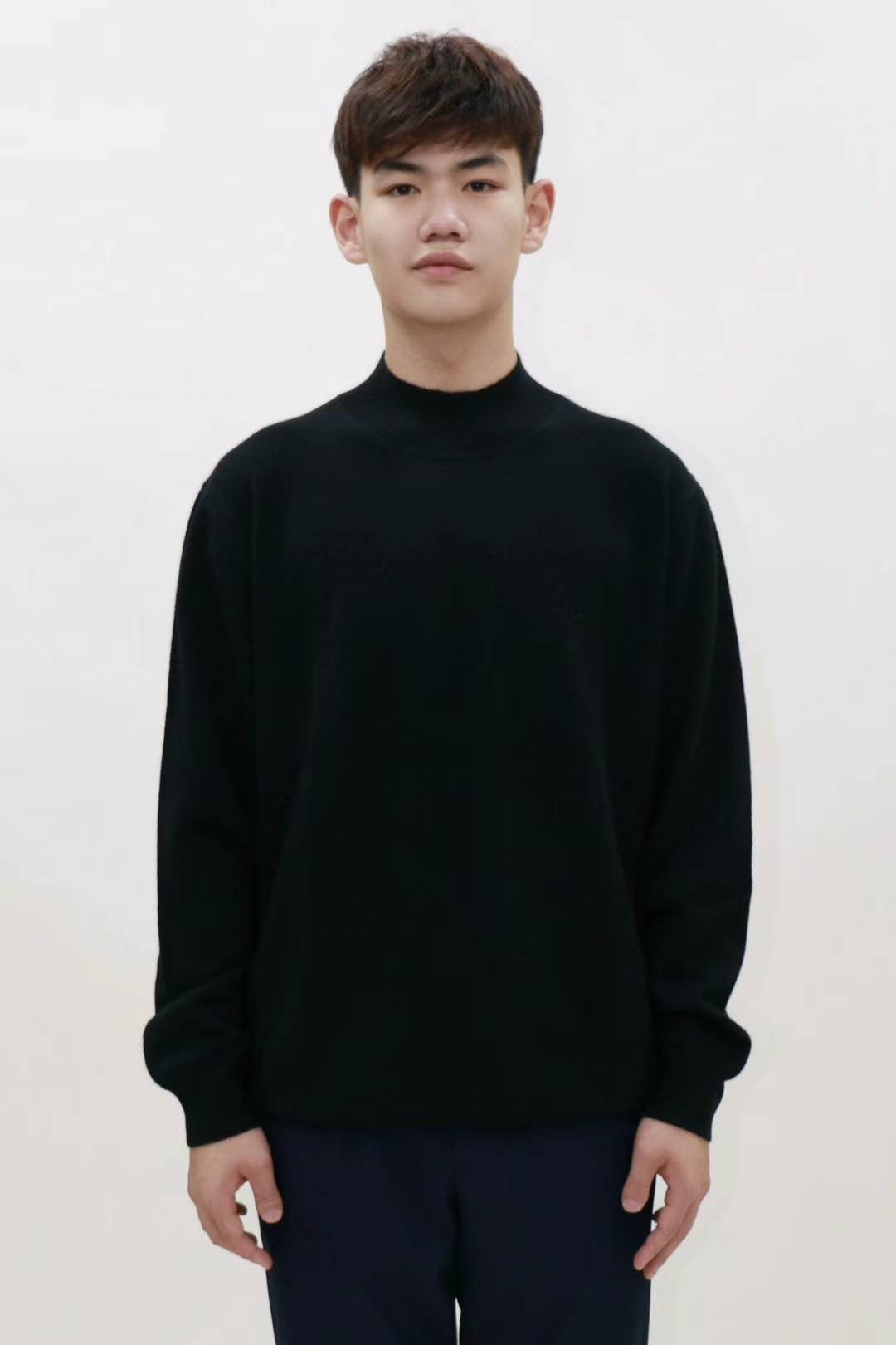 Essential Men Half Turtle Neck Sweater