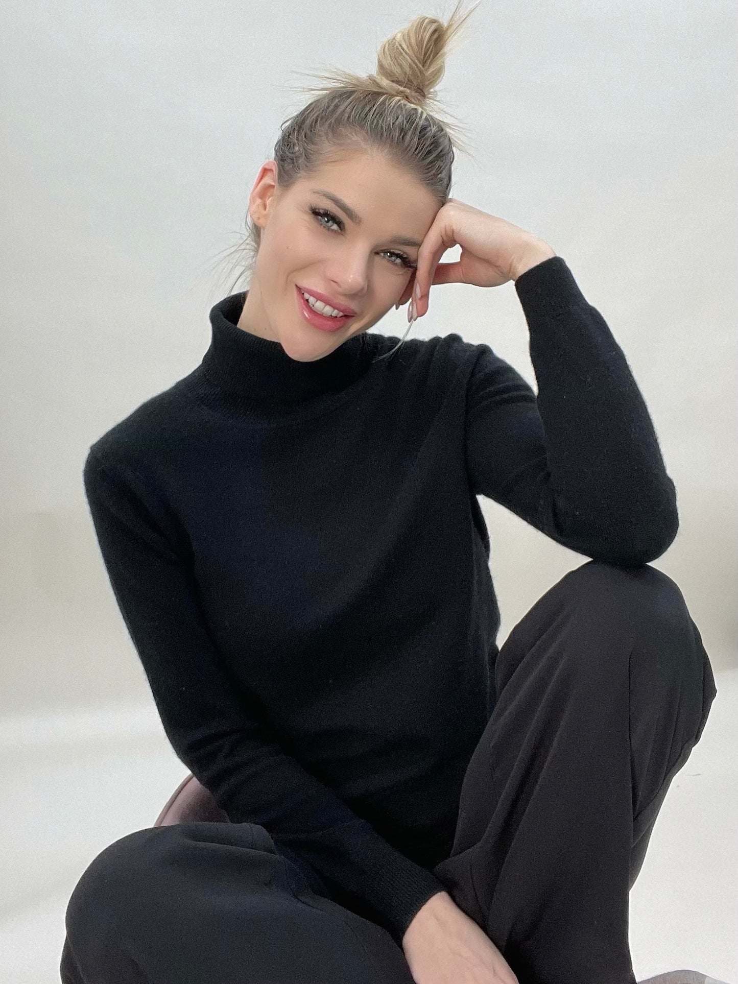 Essential Women Turtle Neck Sweater