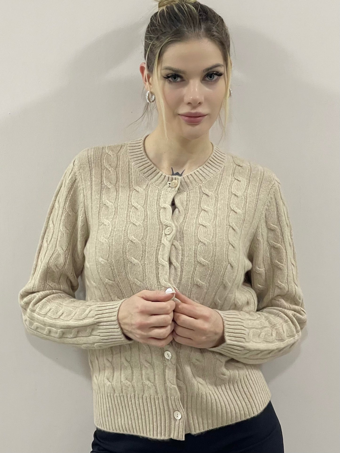 Cable Knit Cardigan