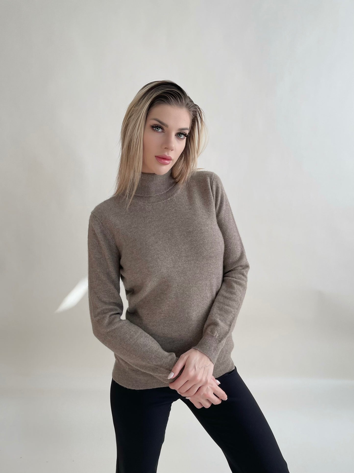 Essential Women Turtle Neck Sweater